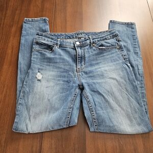 White House Black Market High Rise Blue Jeans